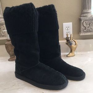 Coach Sweater Boots